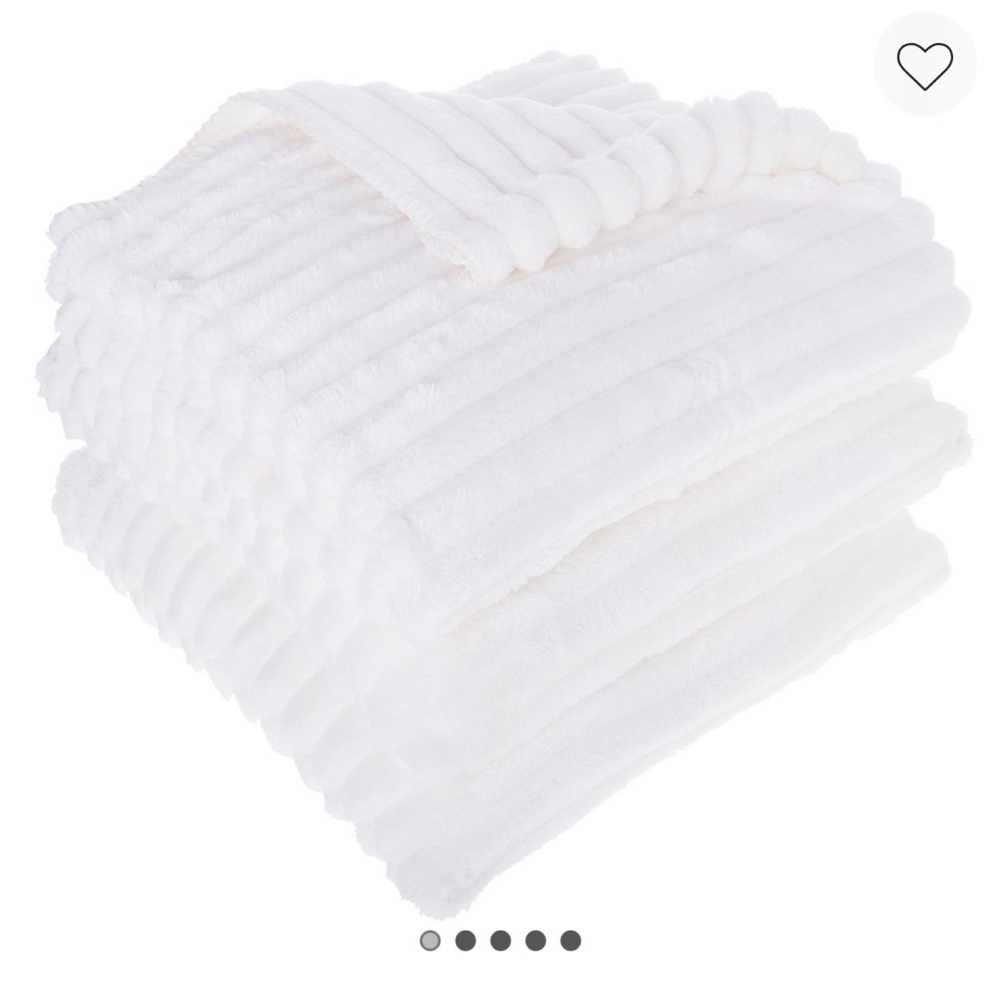 Simply essential 3 piece corduroy blanket, throw pillow bundle